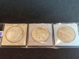 Peace Dollars 1923s, '28, '35s