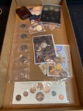 Box of assorted Canadian coins