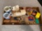 Assorted Train Decorations, Coffee Mugs, Coin Banks, Lionel Wrist Watch, Belt Buckle and More