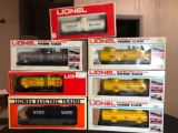Lionel Train Cars, 3 Shell 6310 2 Dome Tanks, Firestone Tank, Famous American Railroad Series Tank