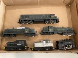 Pennsylvania, Baltimore and Ohio, Illinois Central Engines HO Scale