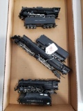 3 Engines, 3 Tenders, New York Central, Union Pacific, Pere Marquette Ho Scale