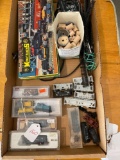 Assorted N Scale Engines, Cars, Track and Transformer