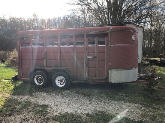 1998 Corn Pro livestock trailer