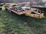 1987 Bame deck-over equipment trailer