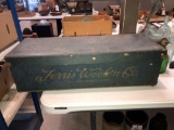 Antique Ferris Woolen Co. fabric box