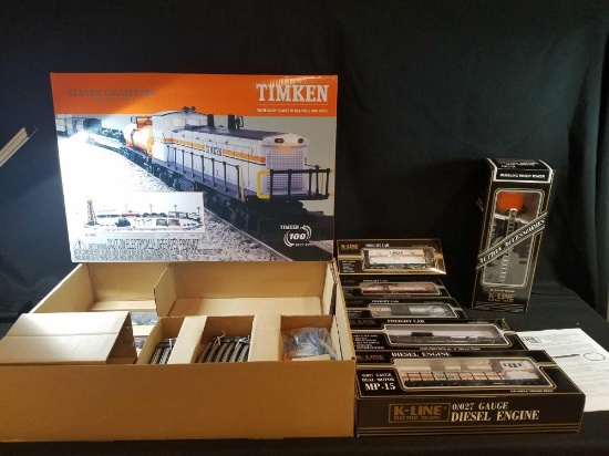 K-Line Timken train set 1899-1999 100 years, 0-27 gauge, new in box