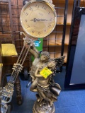 Brass style clock