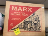 Marx steam type electric train