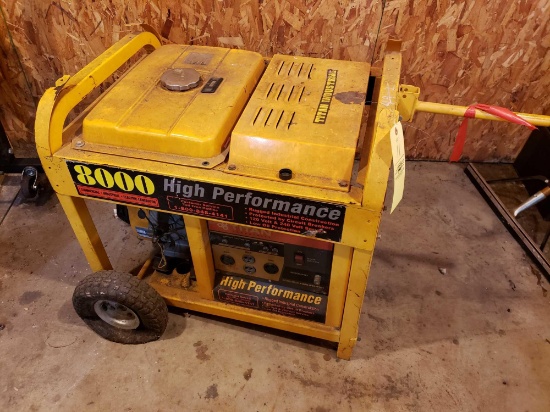 High Performance 8000 Electric Generator