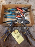 Assorted Vise Grips, Snippers, Tooling