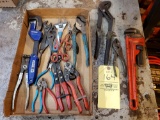 Assorted Pliers, Wrenches, Snippers