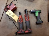 Snap-On Cordless Impact Drivers with Batteries and Charger