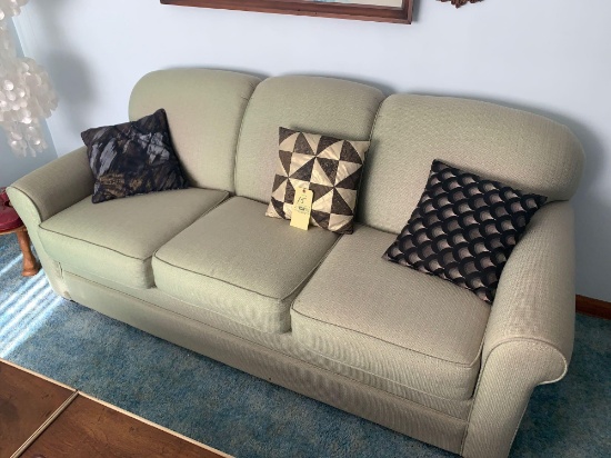 3-Cushion Sofa w/Pillows