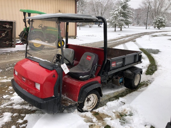 Toro Workman HDX-D 4wd utility cart, diesel, 1,031 hrs., hydraulic dump bed