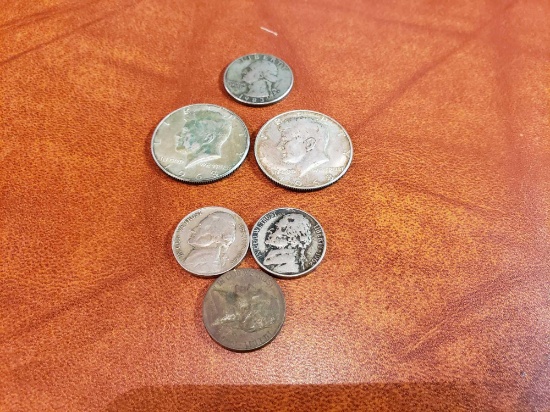 (3) Silver Nickels, US Currency