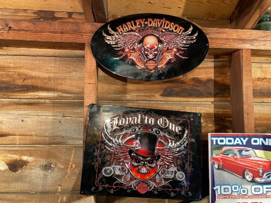 Harley Davidson Signs