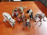 Assorted Star Wars Figures and Small Toys