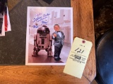 Signed R2-D2 Kenny Baker Photo