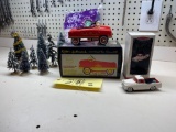 Hallmark Kirlin?s 1948 Pedal Car, 1955 Chevrolet Camcorder Ornament, Pine Trees w/ Snow