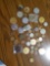 Assorted tokens, coins. DQ lions club, others