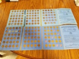 Partial penny coin books