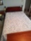 Kling cherry 3-piece bedroom suite, full size bed, mattress/boxspring, comforter