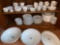 Approx. 145+ pcs. Tea Leaf ironstone, different makers.