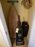 Eureka vac, luggage, ironing board
