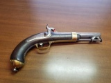 Mre Rle de Culle 1837 model percussion pistol, 6 inch barrel