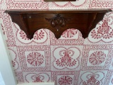 Victorian fruit carved wall shelf, 27