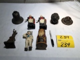 Antique Coin Banks, Sailor, Liberty Bell, Statue of Liberty, Sioux City Iowa