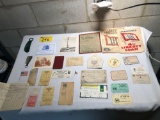 Canton Ohio Paper Items, Blood Donor Cards, Flight Records, Louisville Sugar Ration Card