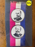 McKinley/Hobart silk ribbon, 6.5
