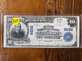 1902 Series National Currency McKinley $10 Bill, 1st National Bank of Newport