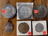 (6) McKinley Monument medals.