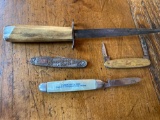 (4) Knives, some advertising incl. Flanagan & Nist, Metropolitan Paving Brick.