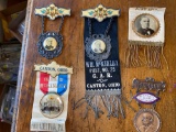 McKinley Post & Club badges.