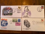 (4) First Day covers.