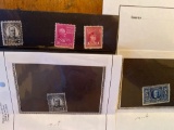 (2) McKinley 7 cent stamps, (1) McKinley 5 cent, (1) McKinley 25 cent stamp.
