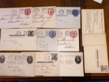(11) Postcards w/ Wm. McKinley postage. 1904 through 1913 dates.