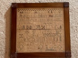Old alphabet sampler, 15