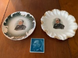 (2) McKinley plates & tile.