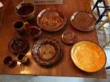 Ned Foltz, Foltz Pottery Lancaster PA, Bowls, Plates, Basket, Candle Holder, Cup