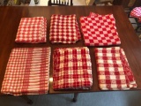 Victorian Era Turkey Red Style Tablecloths