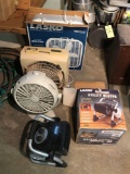 3 Fans and Heater