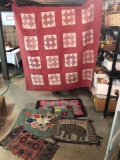 Quilt, Hook Rugs