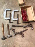 Canton Ohio Chain Binders, C Clamps, Hammers