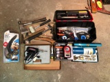 Hammers, Hatchets, Toolbox, Torch, Laser Level