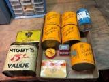 Tobacco Tins, Boy Scout First Aid Kit, Ginger Tin